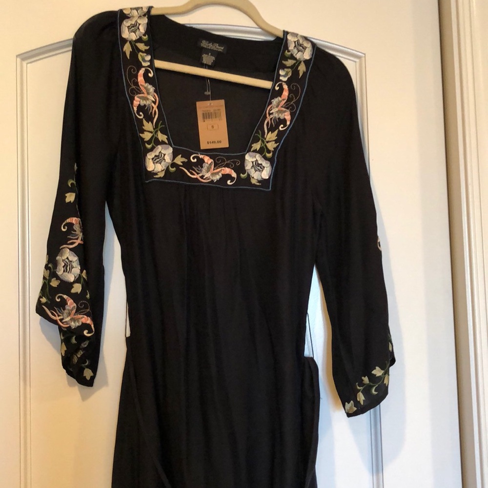 Lucky Brand silk boho dress NWT